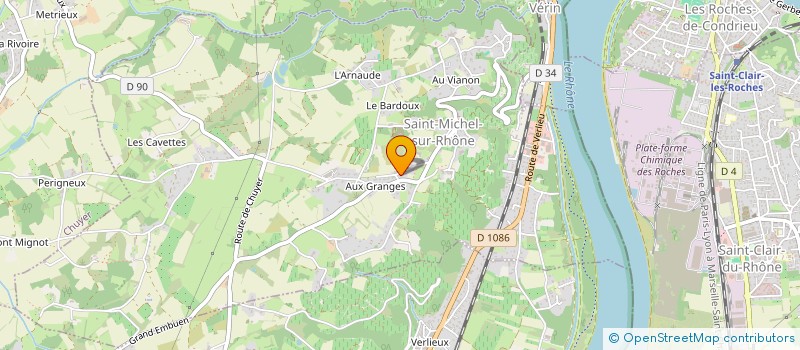 localisation de l'entreprise MADAME CORINE MATRAY  SAINT-ROMAIN-EN-GAL