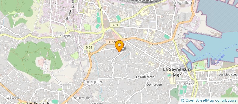localisation de l'entreprise MADAME CORINE MERENCO à LA SEYNE-SUR-MER