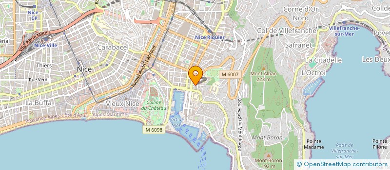 localisation de l'entreprise MADAME CORINE MERODIO  NICE