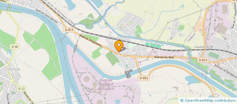 localisation de l'entreprise MADAME CORINE MEULET  GOLFECH