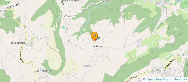 localisation de l'entreprise MADAME CORINE MIEGE  VELANNE