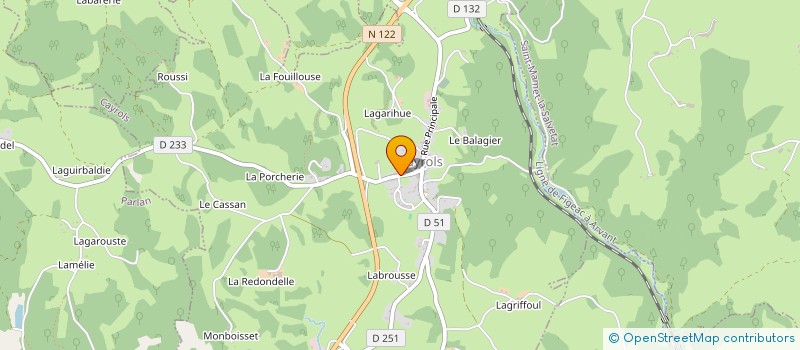 localisation de l'entreprise MADAME CORINE MONTILLET à CAYROLS