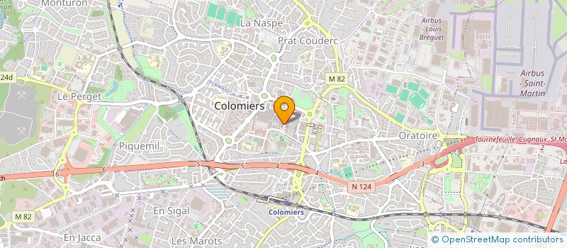 localisation de l'entreprise MADAME CORINE MUNIENTE à COLOMIERS