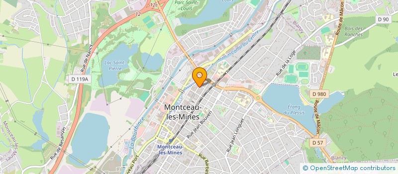 localisation de l'entreprise MADAME CORINE NUNEZ D ACUNHA  MONTCEAU-LES-MINES