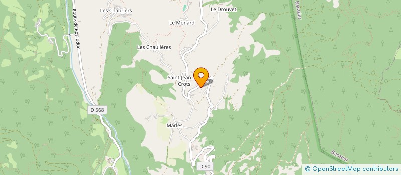 localisation de l'entreprise MADAME CORINE OLIVARI  CROTS