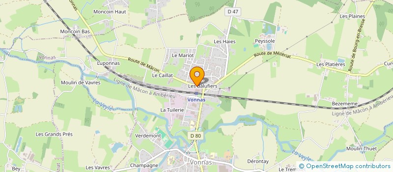 localisation de l'entreprise MADAME CORINE PANSU à VONNAS