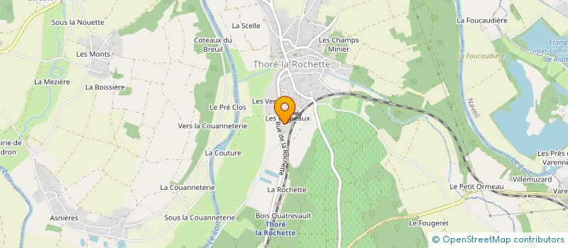 localisation de l'entreprise MADAME CORINE PASQUIER  THORE-LA-ROCHETTE