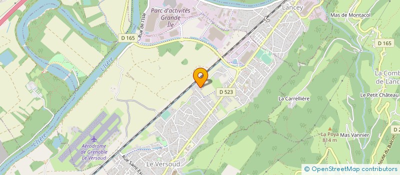 localisation de l'entreprise MADAME CORINE PELTIER à LE VERSOUD