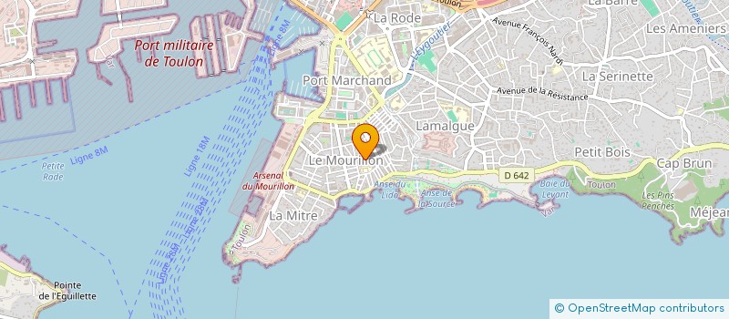 localisation de l'entreprise MADAME CORINE PEROL  TOULON