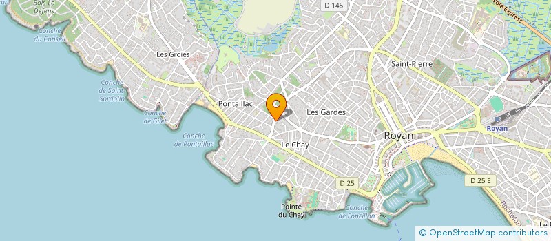 localisation de l'entreprise MADAME CORINE PINEAU  ROYAN