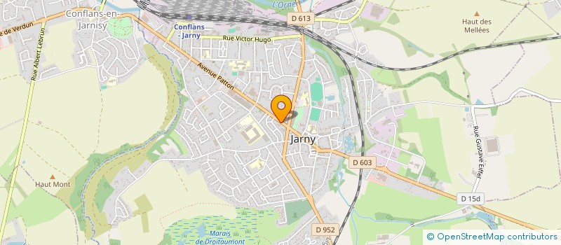 localisation de l'entreprise MADAME CORINE POCHET  JARNY