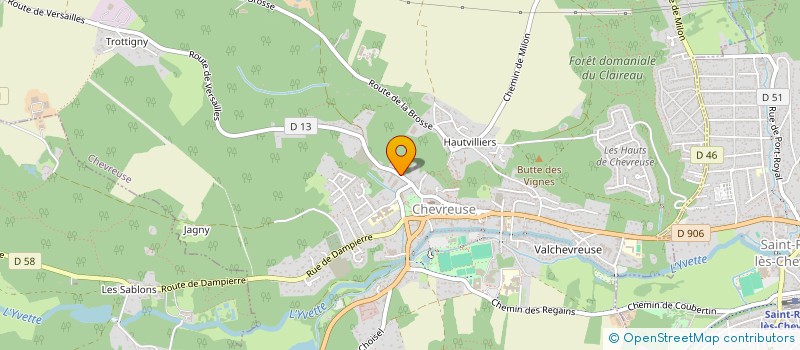 localisation de l'entreprise MADAME CORINE PREVOT  CHEVREUSE