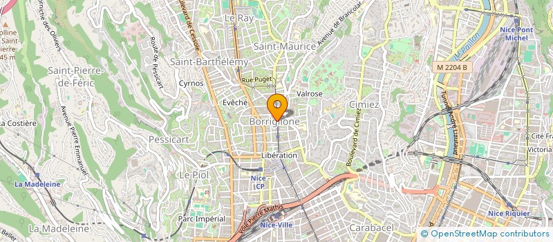 localisation de l'entreprise MADAME CORINE PROST à NICE