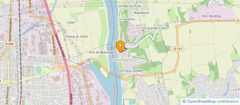 localisation de l'entreprise MADAME CORINE RAFFIN  BEAUREGARD