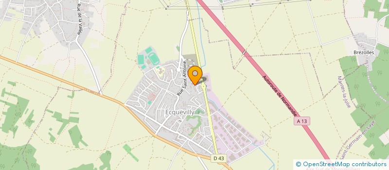 localisation de l'entreprise MADAME CORINE RAGALD  ECQUEVILLY