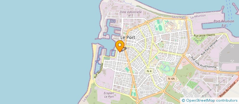 localisation de l'entreprise MADAME CORINE RAZANAMIANTA à LE PORT