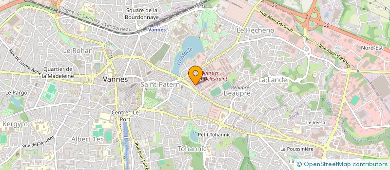 localisation de l'entreprise MADAME CORINE RIVIERE à VANNES