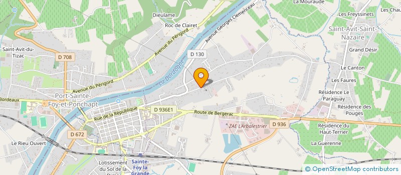 localisation de l'entreprise MADAME CORINE ROUCHEYROLLE  PINEUILH