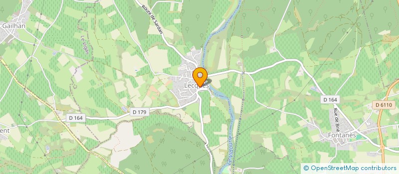 localisation de l'entreprise MADAME CORINE ROUX à LECQUES