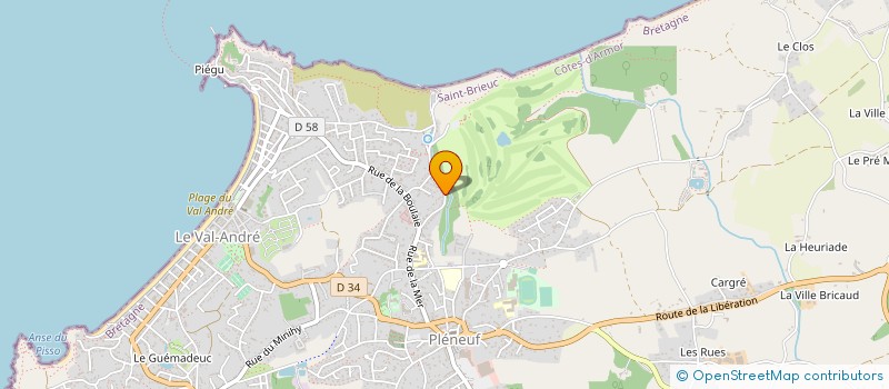 localisation de l'entreprise MADAME CORINE ROZO  PLENEUF-VAL-ANDRE