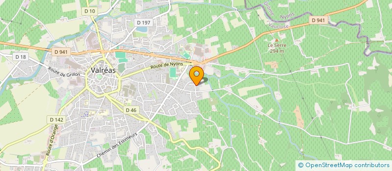 localisation de l'entreprise MADAME CORINE SAURET à VALREAS