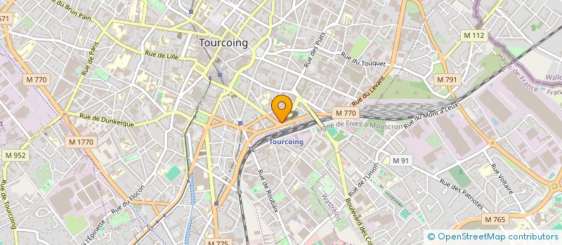 localisation de l'entreprise MADAME CORINE SAUVAGE à TOURCOING