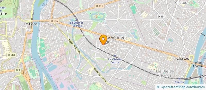 localisation de l'entreprise MADAME CORINE STEPHAN  LE VESINET