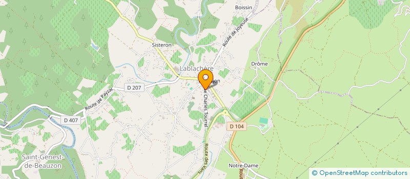 localisation de l'entreprise MADAME CORINE TIMMERMANN  LABLACHERE