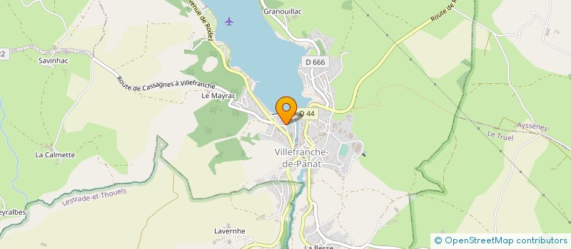 localisation de l'entreprise MADAME CORINE VAISSIERE à VILLEFRANCHE-DE-PANAT