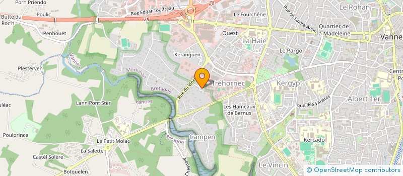 localisation de l'entreprise MADAME CORINE VALLET à VANNES