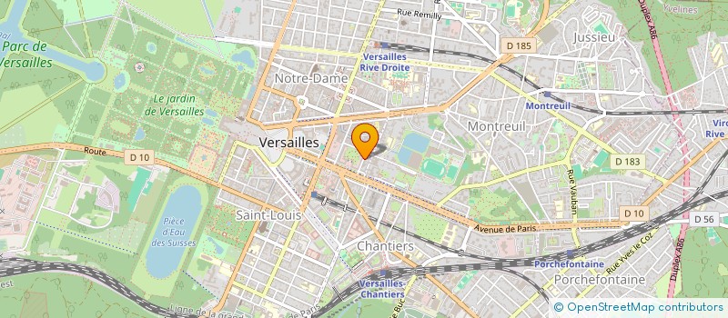 localisation de l'entreprise MADAME CORINNA KERFANT à VERSAILLES