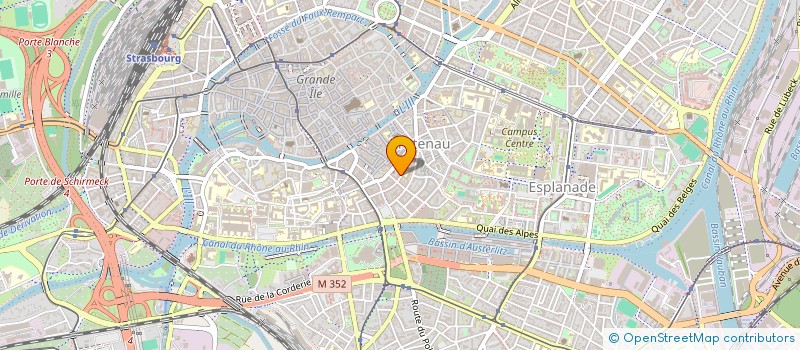 localisation de l'entreprise MADAME CORINNA SCHUTZ à STRASBOURG