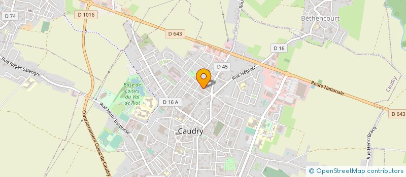 localisation de l'entreprise MADAME CORINNE AGNERAY  BETHENCOURT