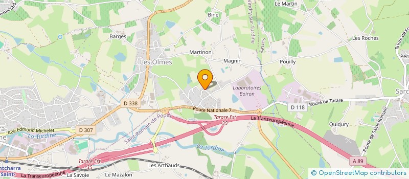 localisation de l'entreprise MADAME CORINNE AIME  VINDRY-SUR-TURDINE