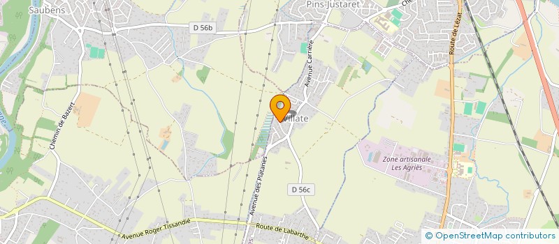 localisation de l'entreprise MADAME CORINNE ALDEBERT  VILLATE