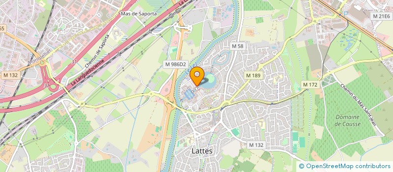 localisation de l'entreprise MADAME CORINNE ALLAN  LATTES