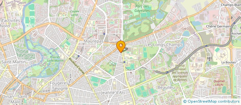 localisation de l'entreprise MADAME CORINNE ALY  RENNES