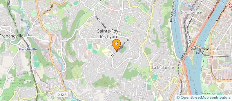 localisation de l'entreprise MADAME CORINNE AMADOR  SAINTE-FOY-LES-LYON