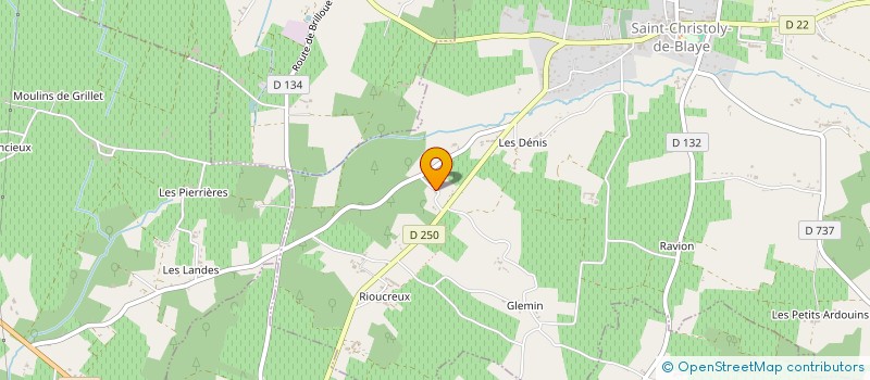 localisation de l'entreprise MADAME CORINNE ANDREE KIEFFER  SAINT-CHRISTOLY-DE-BLAYE