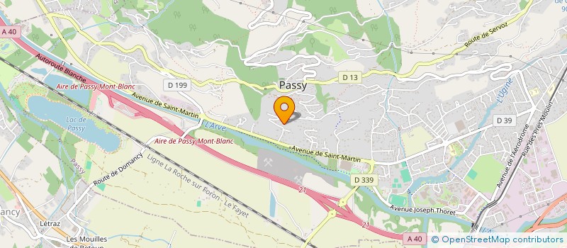 localisation de l'entreprise MADAME CORINNE ANTHOINE  PASSY