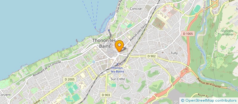 localisation de l'entreprise MADAME CORINNE ANTION à THONON-LES-BAINS