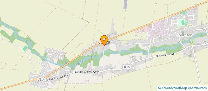 localisation de l'entreprise MADAME CORINNE APPERT RAULIN  COURTISOLS