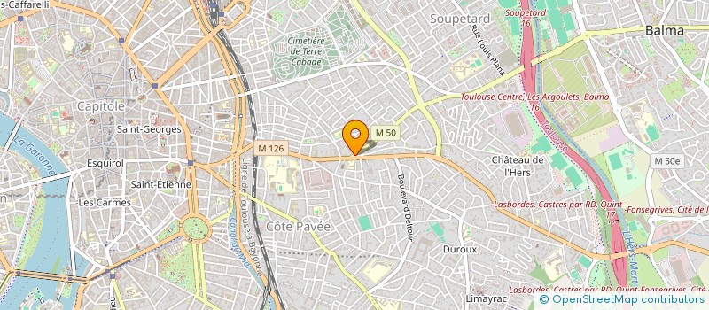 localisation de l'entreprise MADAME CORINNE ARAGON à TOULOUSE