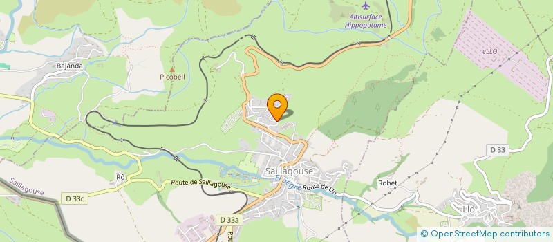 localisation de l'entreprise MADAME CORINNE ARBOS  SAILLAGOUSE