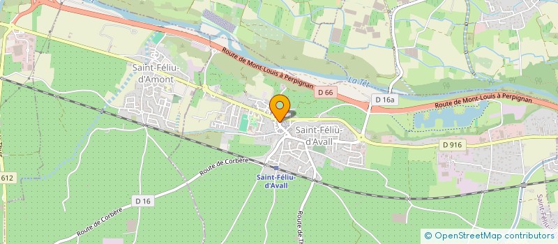 localisation de l'entreprise MADAME CORINNE ARNAUD  SAINT-FELIU-D'AVALL