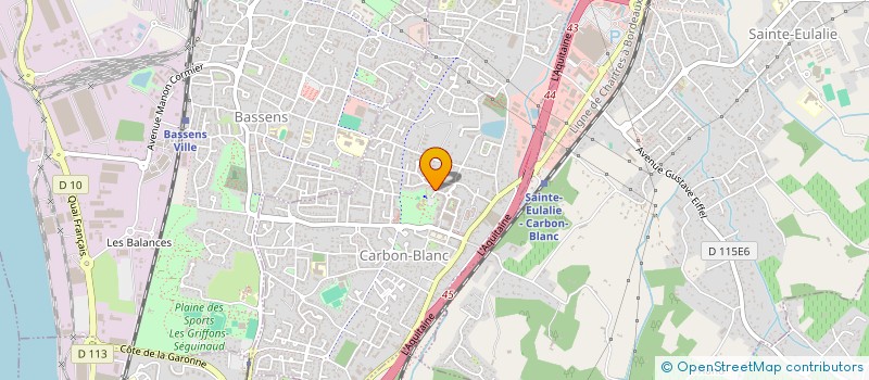 localisation de l'entreprise MADAME CORINNE ARRUS  CARBON-BLANC