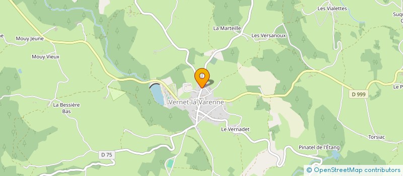 localisation de l'entreprise MADAME CORINNE ASTANIERE  LE VERNET-CHAMEANE