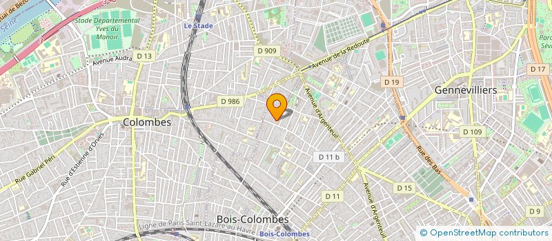 localisation de l'entreprise MADAME CORINNE ATTAL à BOIS-COLOMBES