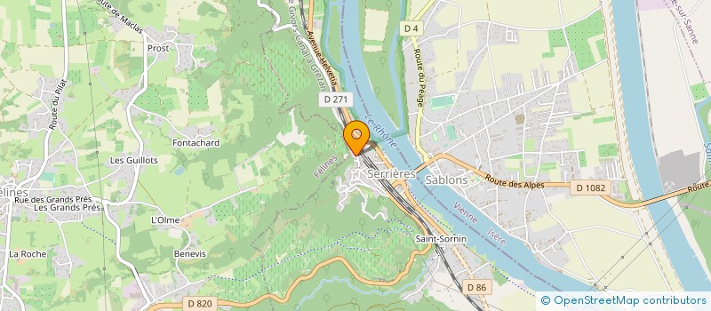 localisation de l'entreprise MADAME CORINNE AUBERT  ANNONAY