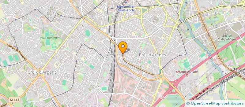 localisation de l'entreprise MADAME CORINNE AUBERT à MONTPELLIER